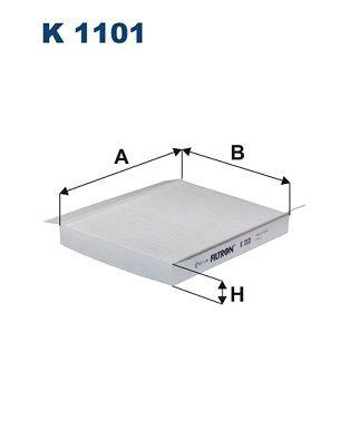 Filtron K1101 Cabin Air Filter Doblo Punto Idea 01-08 — Air & Cabin Filters