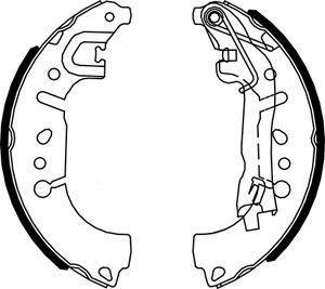 MGA 54250 Brake Drum Brake Pad (Fiat: Egea 1.4 1.6 1.3D / 500 L 13 D Mtj 12 -) — Brake Pads