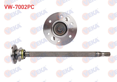 Veka VW-7002PC Axle Shaft Rear Left with Wheel Hub (with Bolts) Thick 29X30 Length 886mm Volkswagen Crafter 2.5 TDI 2006-2016 / Mercedes Sprinter 2006