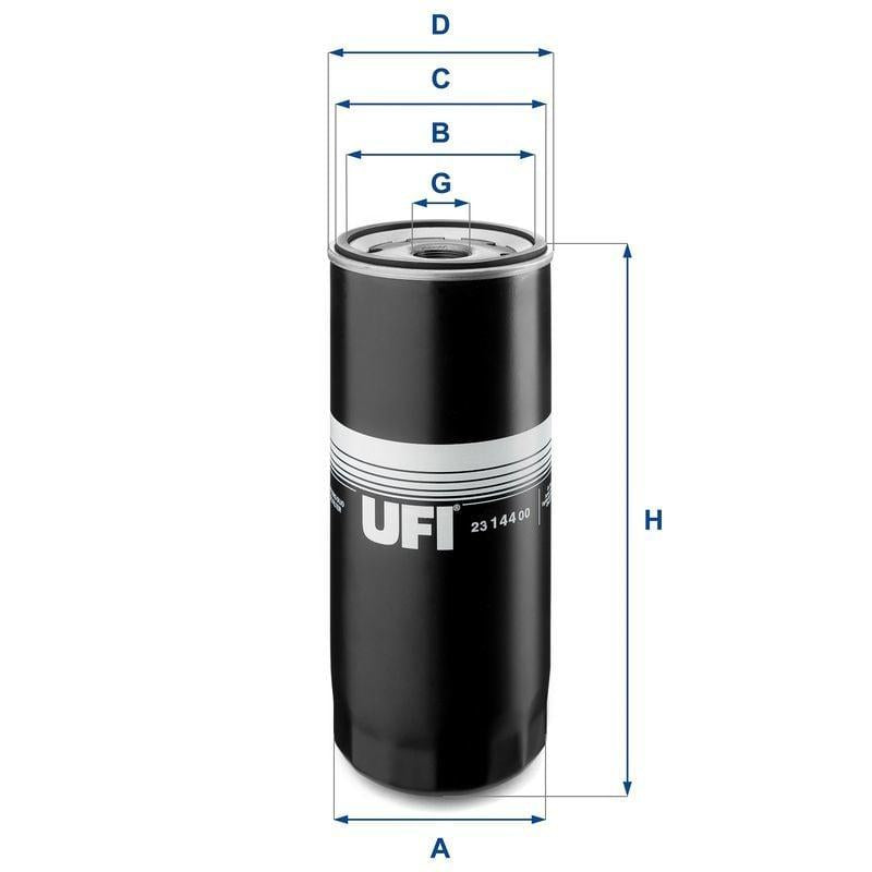 UFI Oil Filter - Compatible with Volvo FH12 460 & Renault — Oil Filters
