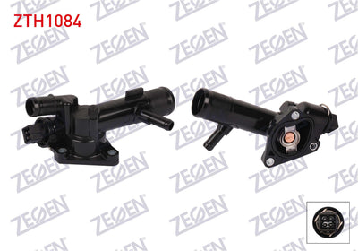 Zegen ZTH1084 Thermostat Complete with Switch 89 C Renault Kangoo 1.5 dCi 1998-2008 / Clio II 1.5 d — Water Pump & Thermostat