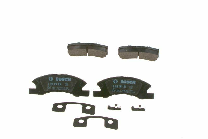 BOSCH 0986494134 Front Brake Pads - Low-Metallic, ECE-R90 Approved