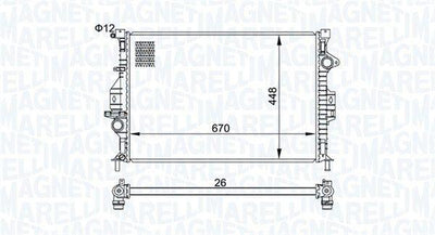 Magneti Marelli 350213158700 Water Radiator — Radiators & Fans