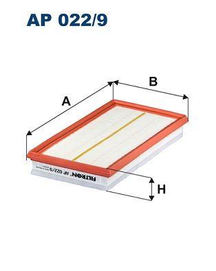 Filtron AP022/9 Air Filter Fiat 500X / Egea 1.5 T4 Hybrid / Jeep Compass / Renegade 1.3-1.5 Hybrid