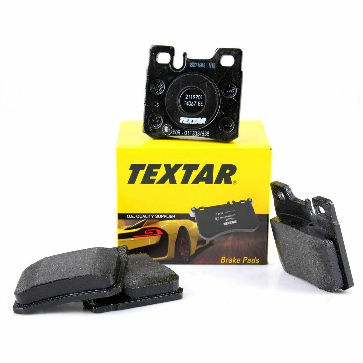 TEXTAR Rear Brake Pad Set - Compatible with Mercedes W210 — Brake Pads