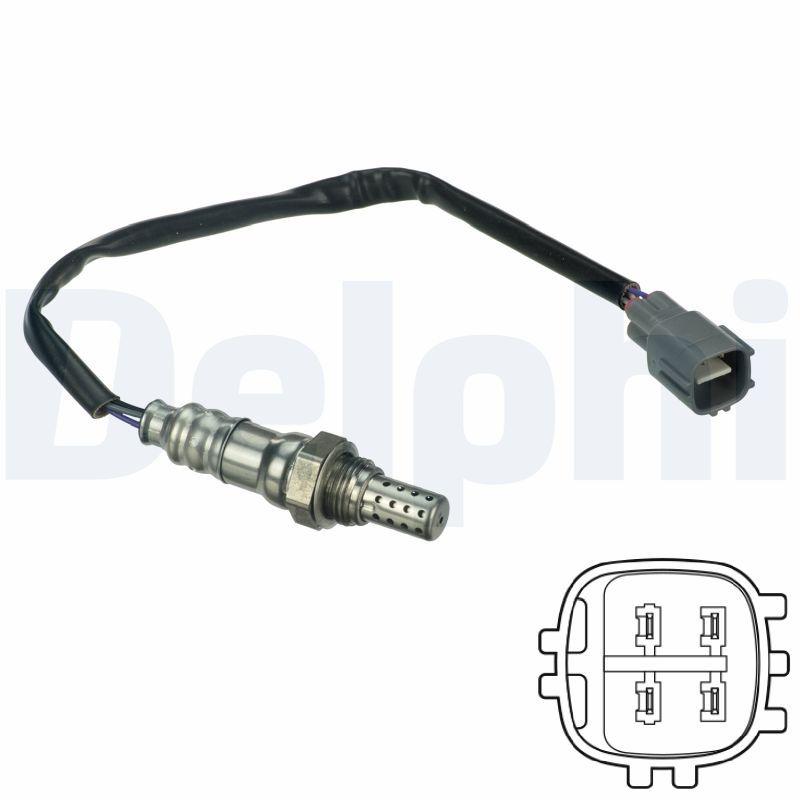 Delphi ES20118-12B1 Oxygen Sensor Renault / Toyota, Megane I / Avensis and 7 more models — Oxygen & Air-Fuel