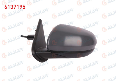 Alkar 6137195 Outer Rear View Mirror Left Mechanical Primed Dacia Duster 2017 — Mirrors