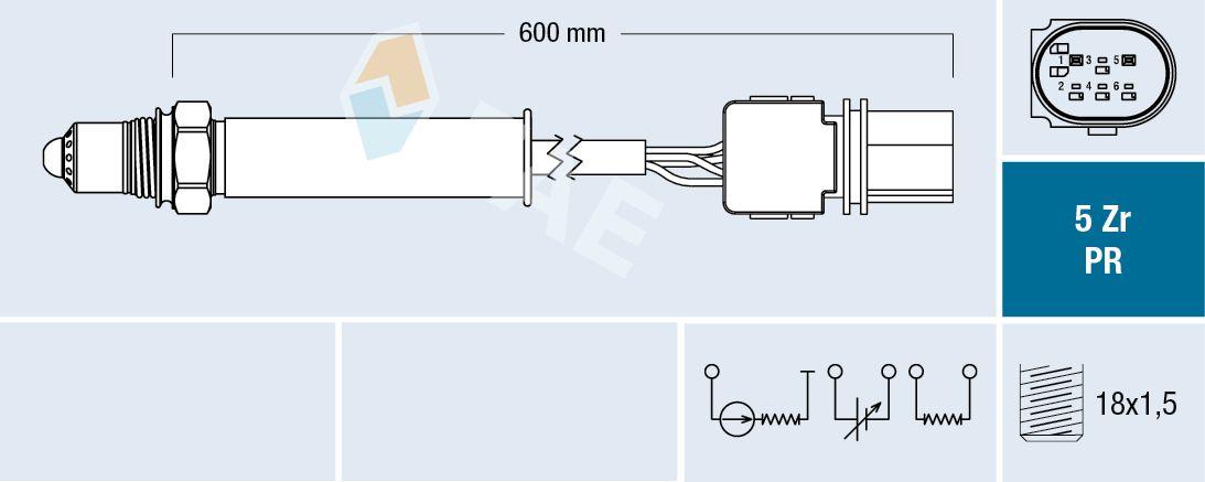 FAE 75125 Lambda Sensor BMW E83 M.Benz 274 13 — Oxygen & Air-Fuel