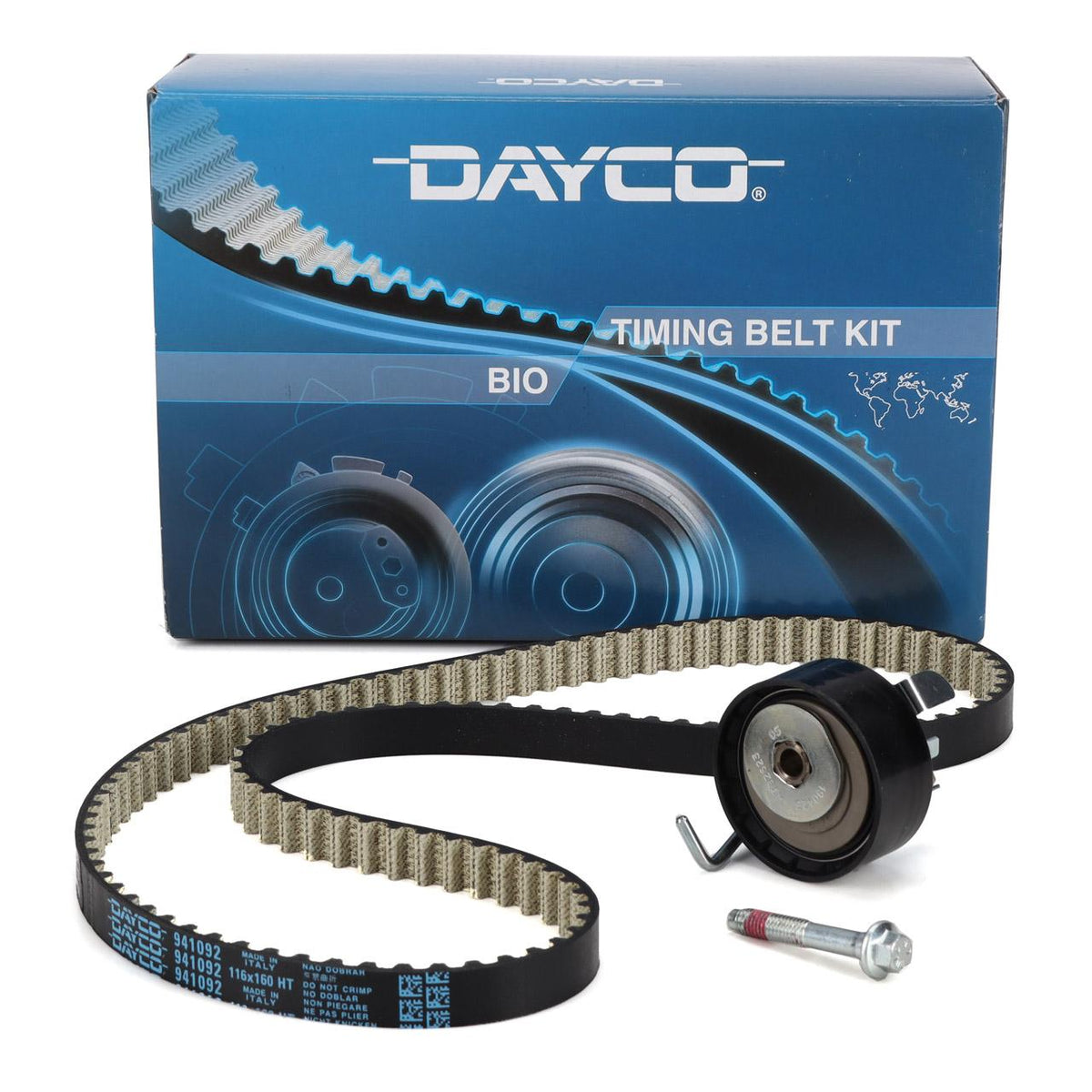 Dayco Timing Belt Set - Compatible with Ford Fiesta 2012-2018 1.0 Ecoboost — Belts