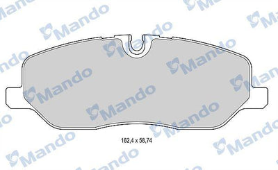 Mando MBF015601 Brake Pad Front 05-Discovery-Range Rover — Brake Pads