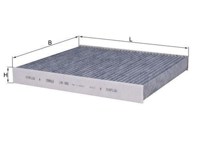 MAHLE Carbon Cabin Filter - Compatible with VW Crafter, Golf and 2 more models — Air & Cabin Filters