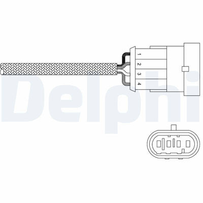 Delphi ES20302-12B1 Lambda Sensor Fiat Palio/Albea/Doblo 1.2 4/8/16V — Oxygen & Air-Fuel