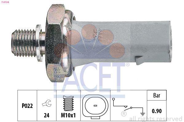 Facet 7.0134 Oil Pressure Switch 1 Pole Caddy Eos Golf Passat Phaeton Polo Touareg A3 A4 A6 A8 Ibiza Superb 96-