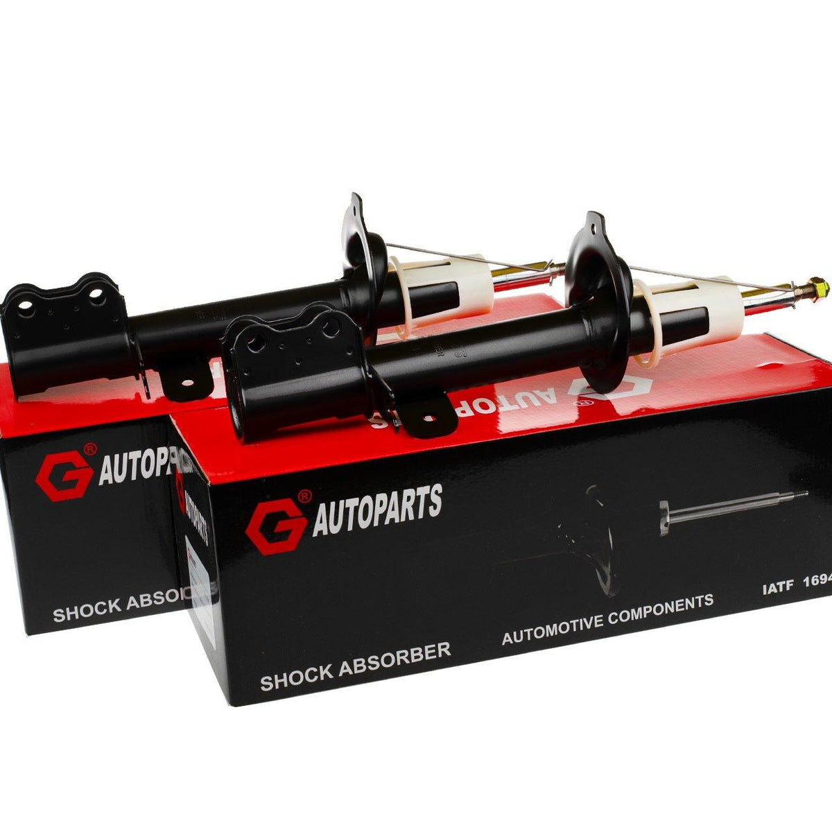 Gautoparts Chevrolet Lacetti Rear Shock Absorber Set - Compatible with 2003 and Up Models — Shocks & Struts