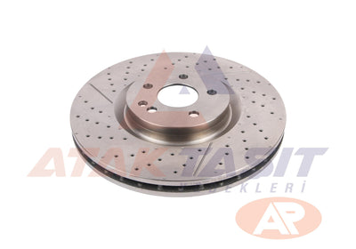 AP M4007V Brake Disc Front Air Performance Drilled 5 Bjn 350X32x67x51 Mercedes CLA Coupe (C117) 45 Amg — Brake Rotors & Drums