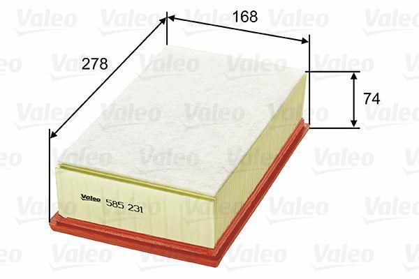 VALEO Air Filter - Compatible with Peugeot 307 and Citroen C4 — Air & Cabin Filters