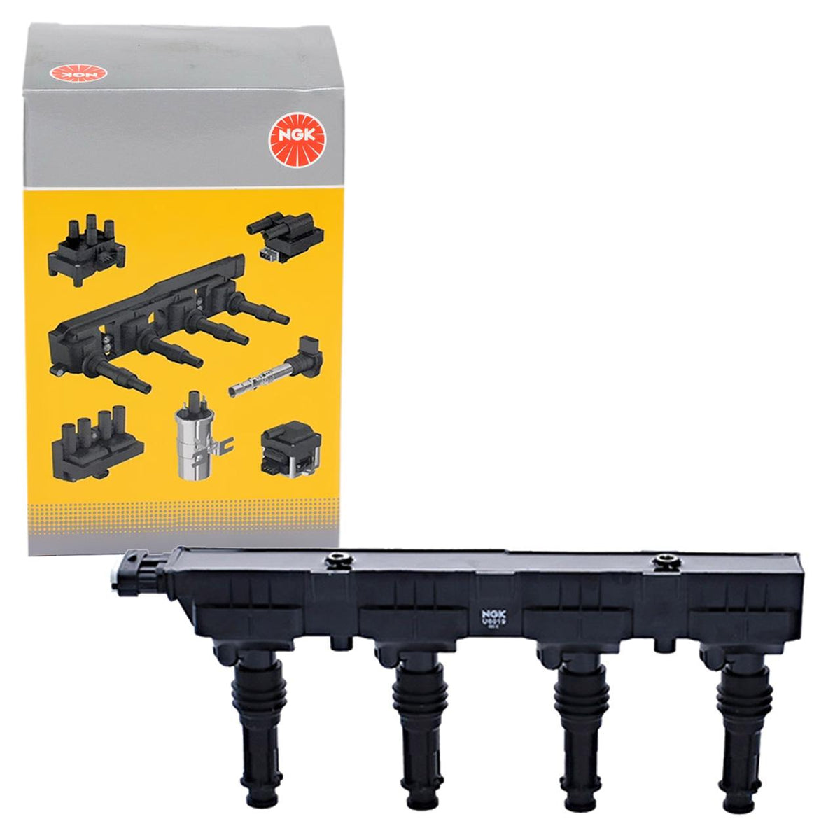 NGK 48083 Ignition Coil Astra H Astra G Corsa Combo Meriva Tigra 1.2 / 1.4 00 > (Z12xep) — Coils & Plugs