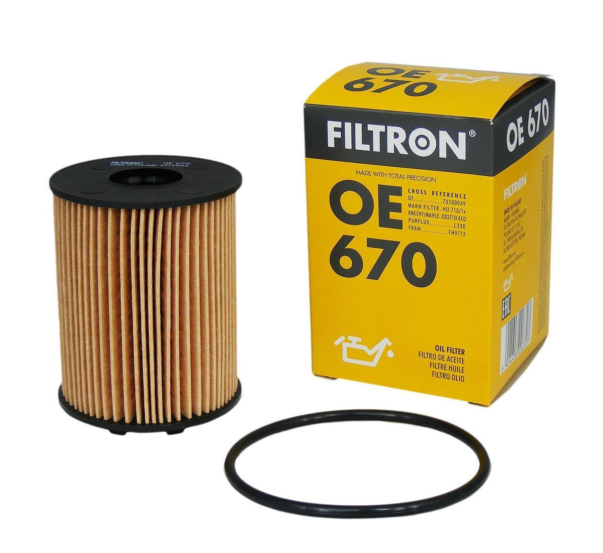 Filtron Oil Filter - Fiat Doblo 2006-2012 — Oil Filters
