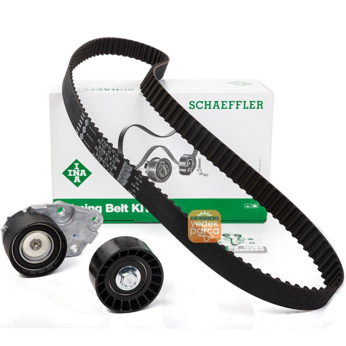 INA Timing Belt Set - Compatible with Chevrolet Aveo 1.4 Gasoline Engine — Belts
