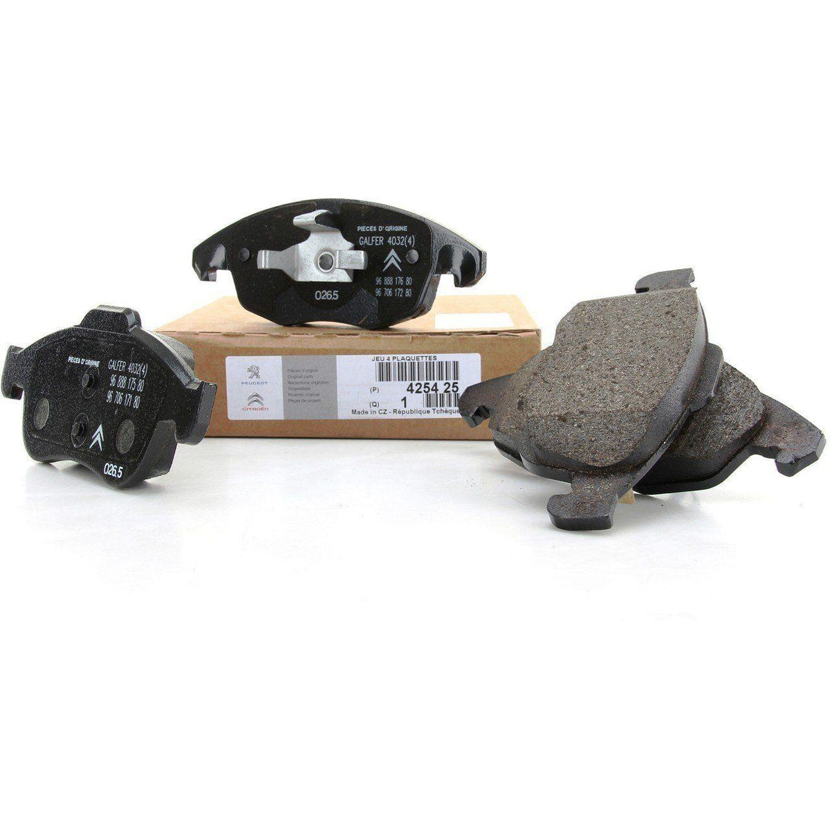 Citroen Front Brake Pad Set - Original for Berlingo Tepee 2019-2018 — Citroën, Brake Pads