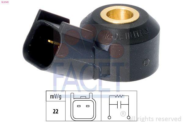 Facet 9.3141 Knock Sensor Trs-Ansıt V184 01 06 Connect 04 13 B-Max 12 C-Max 06 14 Focus III 11 Mo — Engine Management Sensors