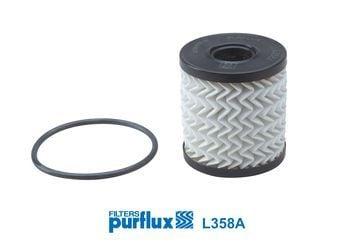PURFLUX L358A Engine Oil Filter - Compatible with Various Fiat Models — Oil Filters