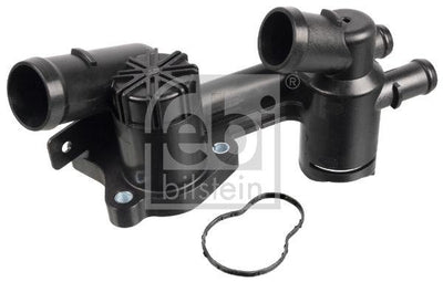 Febi Bilstein 171228 VW Golf VI Jetta Polo A1 A3 Leon Ibiza Fabia 1.2Tsi Thermostat Housing 03F1211 — Water Pump & Thermostat