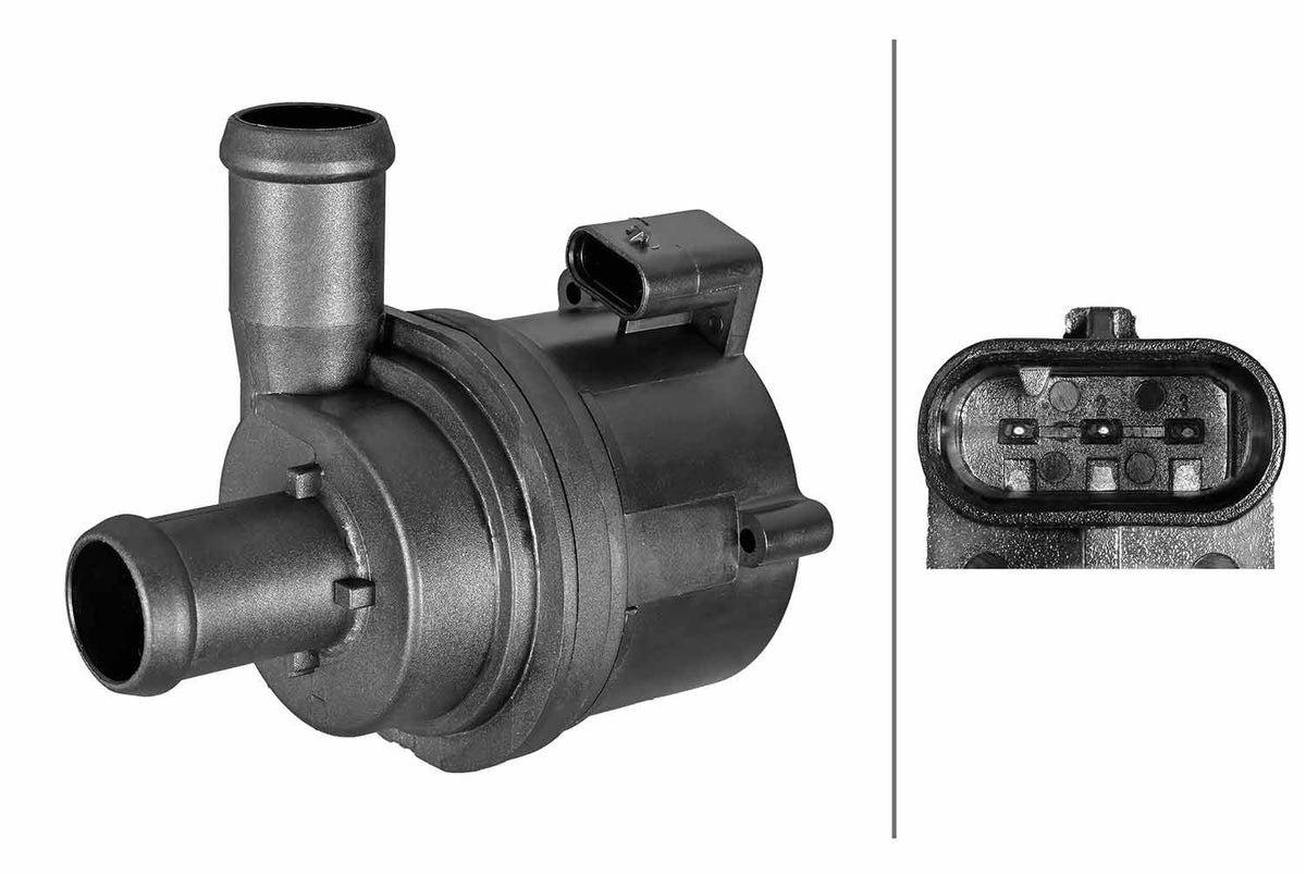 Hella 8TW358305-991 Auxiliary (Ek) Water Pump VW Polo Passat Audi A1 Seat Ibiza Skoda Fabia 1.2-1.6 — Water Pump & Thermostat