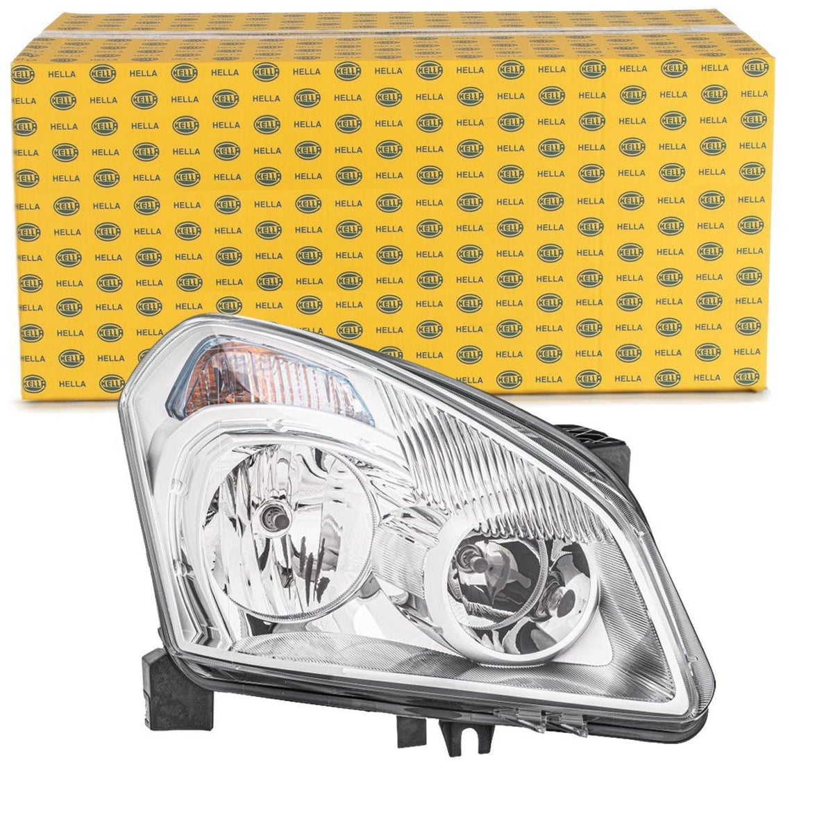 HELLA Nissan QASHQAI J10 Complete Right Headlight Assembly (2007-2012) — Headlights