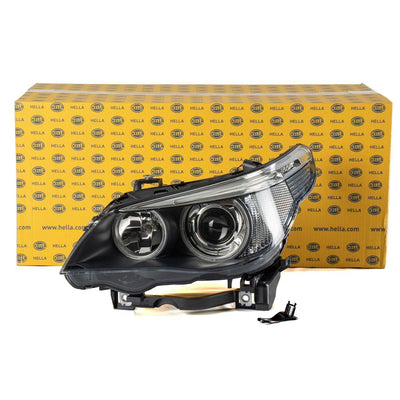 Hella Xenon Headlight for BMW E60 - Left Side Complete — Headlights