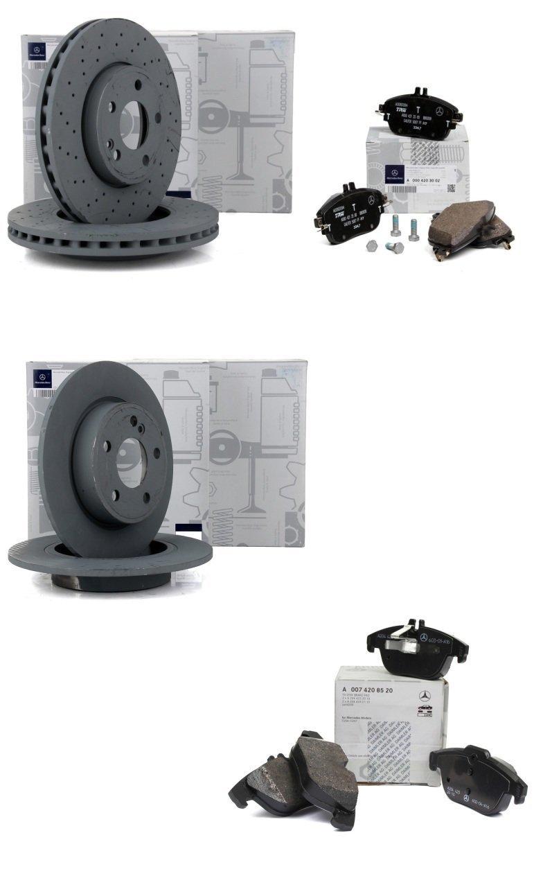Mercedes A180 Brake Discs and Pads Set - Original OEM Parts — Brake Rotors & Drums