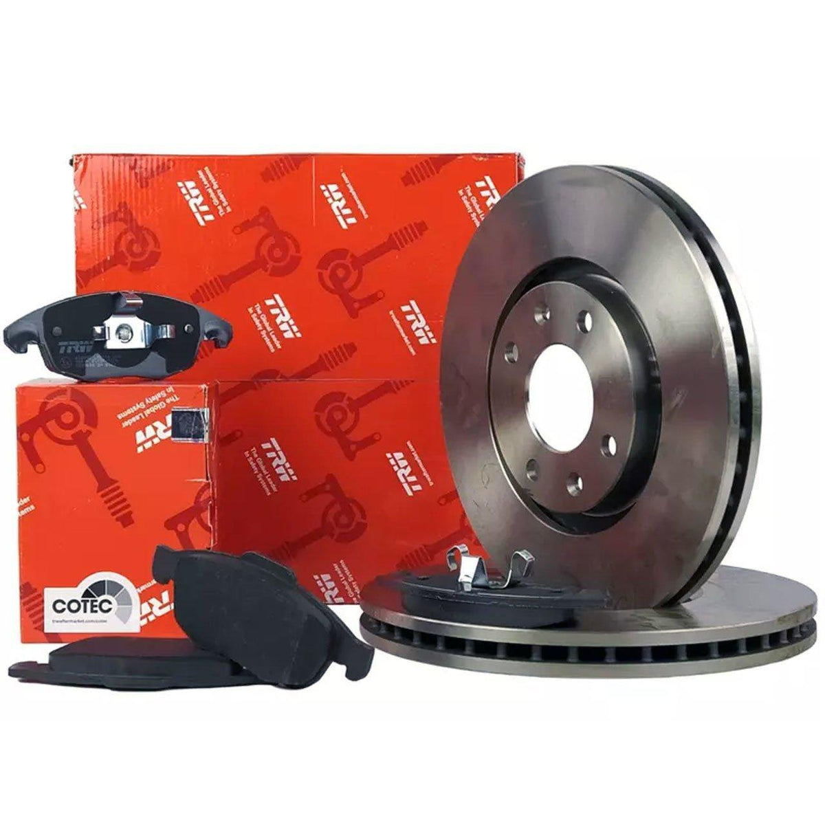 TRW Citroen C4 Picasso Front Brake Disc & Pad Set — Brake Pads