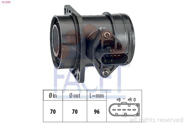 Facet 10.1509 Air Debimetresi Golf IV/V, Jetta, T5 1.9/2.0 TDI — Engine Management Sensors