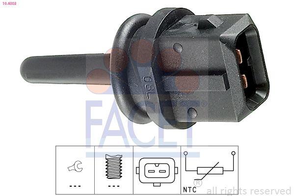 Facet 10.4003 Air Temperature Sensor Fiat Brava Marea Astra Vectra 2.0 — Temperature Sensors & Switches