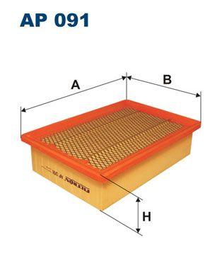Filtron AP091 Air Filter Fiat Marea/Bravo/Brava Alfa Romeo 145/146 1.4-2.0 94- — Air & Cabin Filters