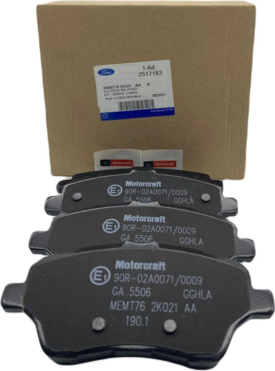 Ford Otosan MEMT762K021AA Courier 2012-2019 Front Brake Pad — Brake Pads
