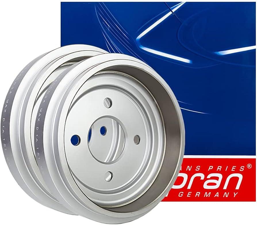 Topran 102824 Volkswagen Polo HB/Polo Classic Rear Brake Drum Set — Brake Rotors & Drums