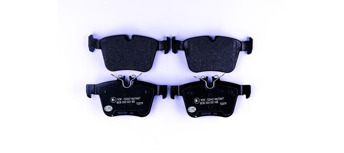 Hella 8DB355021-831 Brake Pad Rear C-Class W205 14 > S205 14 > C205 15 > A205 16 > — Brake Pads