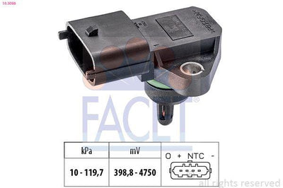 Facet 103098 Map Sensor Hyundai Accent Era 1.4 06- Accent 00-05 Elantra 1.6 01- — Engine Management Sensors