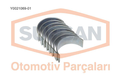 Supsan Y0021069-01 Rod Bearing 0.25 (5 Pair Bearing) (VW Golf-Passat-Vento 1.9 TDI (Ahu-Ale-Agr-Afn) — Cylinder Head & Block