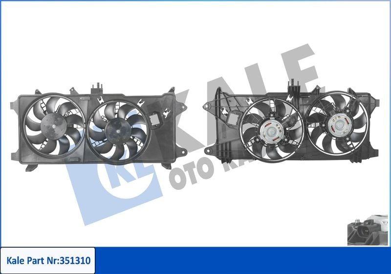 Kale Fan Motor 351310 - Cooling System for 02-Doblo 1.9 JTD — Motors, Pumps & Antennas