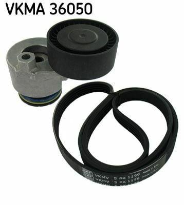 SKF VKMA36050 V Belt Kit - Compatible with Clio, Kangoo, Mgn II 1.5 dCi + AC — Belts