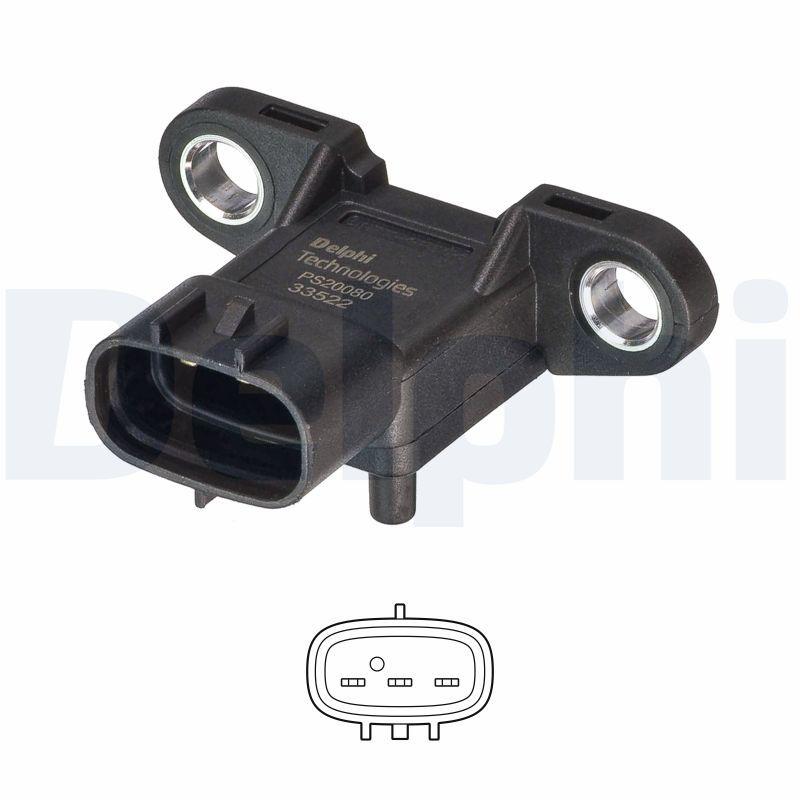 Delphi PS20080-12B1 Map Sensor Auris/Avensis/CHR/Corolla/Yaris 1.33-1.8 07-18