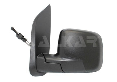 Alkar 9264351 Outer Rear View Mirror Left Mechanical Fiat Fiorino 2007-/ Citroen Nemo 2007-2016 / Peugeot Bipper 20 — Mirrors