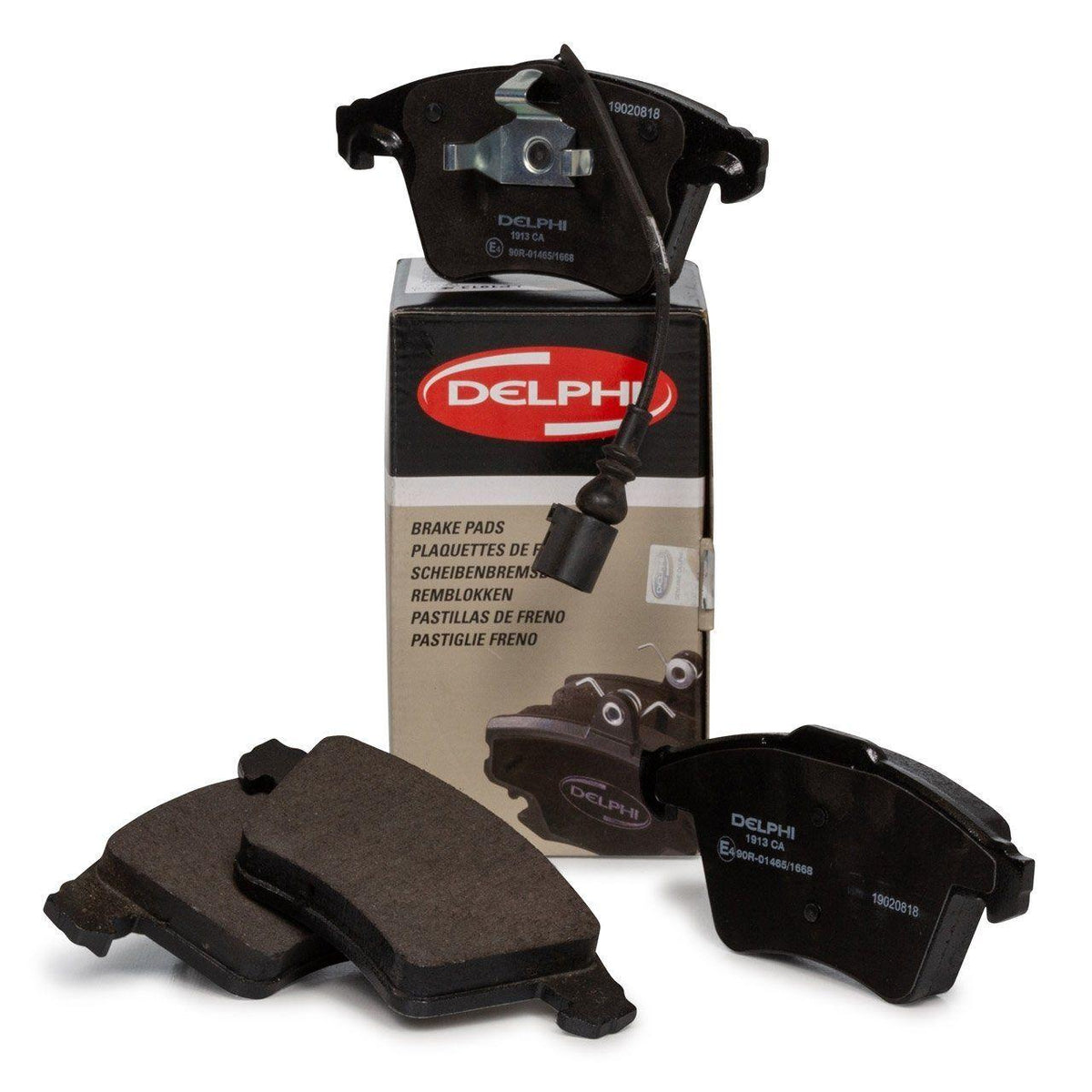 Delphi LP1913 Volkswagen Transporter T5 T6 T7 Front Brake Pad — Brake Pads