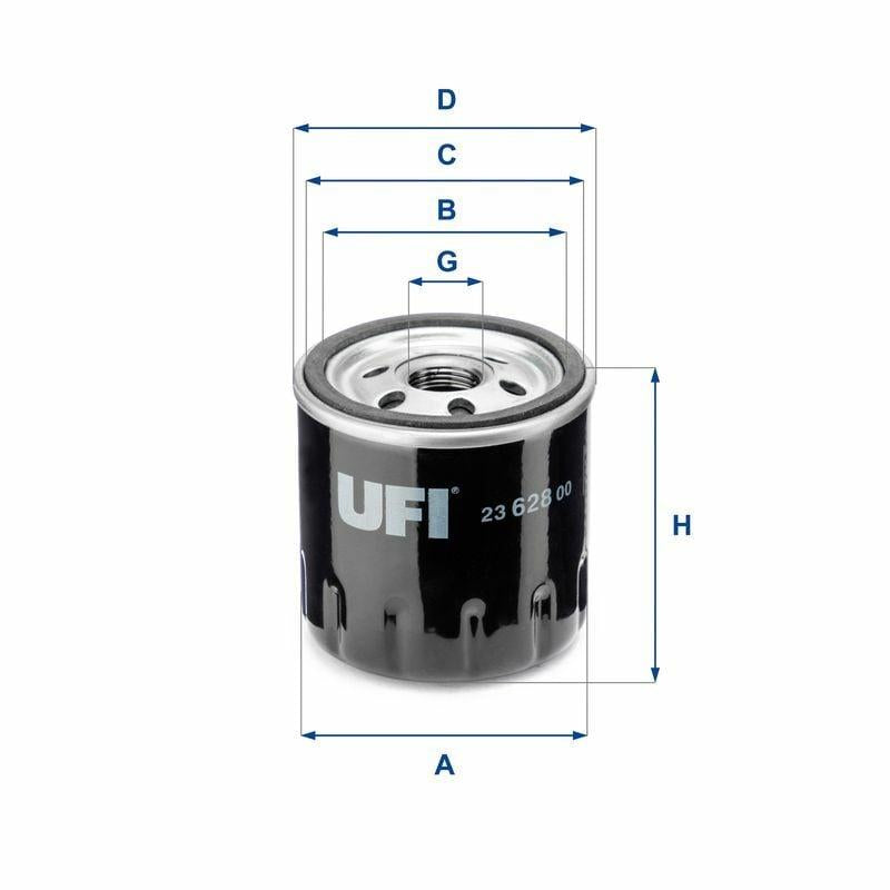 UFI Oil Filter - Compatible with Renault Clio IV, Megane IV and 2 more models — Oil Filters