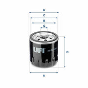 ufi oil filter for renault clio iv and megane iv, technical specifications of ufi 23.628.00 oil filter UFI Oil Filter - Compatible with Renault Clio IV, Megane IV, Captur, Talisman | 1.5 DCI UFI Oil Filter for Renault Clio IV & Megane IV ufi, oil-filter, renault-clio, megane, automotive, car-maintenance, mechanics, 1-5-dci, replacement-parts, ai-generated