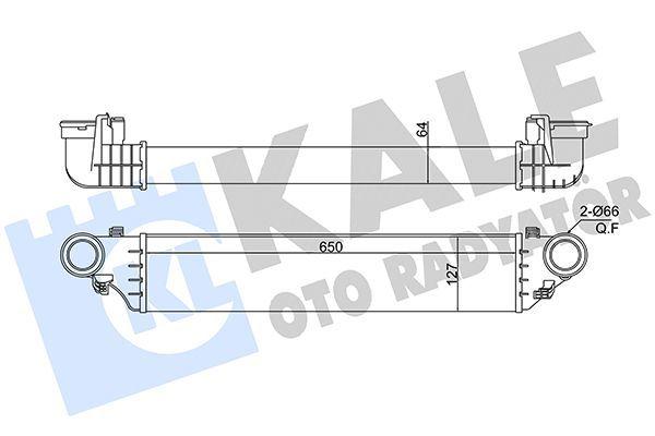 KALE Turbo Intercooler 375690 - Durable Cooling for W203 S203 CLK — Turbo & Supercharger