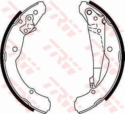 TRW GS8639 Rear Brake Pad Brake Shoe Octavia/Caddy II 96-03, Beetle and 3 more models — Brake Cables & Hardware