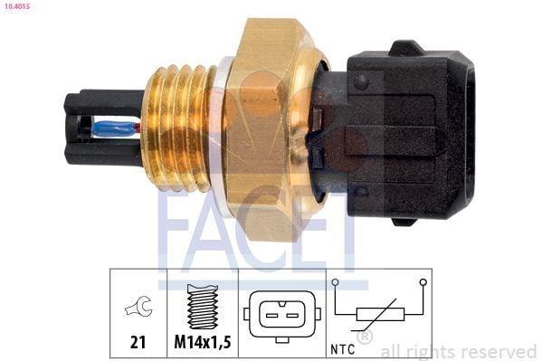 FACET Temperature Sensor 10.4015 - Fits R19 R21 Clio 1.4 1.6 2.0 — Temperature Sensors & Switches